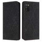 For Samsung Galaxy A02s 166mm Ethnic Embossed Adsorption Leather Phone Case(Black) - 1