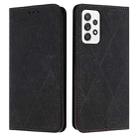For Samsung Galaxy A52 4G/5G Ethnic Embossed Adsorption Leather Phone Case(Black) - 1