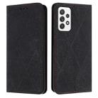 For Samsung Galaxy A72 4G/5G Ethnic Embossed Adsorption Leather Phone Case(Black) - 1