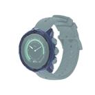 For Suunto 9 Transparent TPU Silicone Watch Case(Transparent Blue) - 1