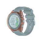 For Garmin Approach S62 Transparent TPU Silicone Watch Case(Transparent Orange) - 1