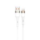 TOTU CB-2 Series USB to Micro USB Aluminum Alloy Skin Feel Data Cable, Length:2m(White) - 1