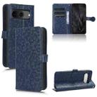 For Google Pixel 8 Honeycomb Dot Texture Leather Phone Case(Blue) - 1