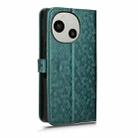 For Sharp Aquos R9 Honeycomb Dot Texture Leather Phone Case(Green) - 3