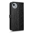 For Sharp Aquos Wish 4 Honeycomb Dot Texture Leather Phone Case(Black) - 3