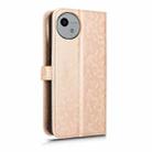 For Sharp Aquos Wish 4 Honeycomb Dot Texture Leather Phone Case(Gold) - 3