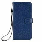 For Sharp Aquos Sense9 Honeycomb Dot Texture Leather Phone Case(Blue) - 3