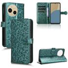 For Sharp Aquos Sense9 Honeycomb Dot Texture Leather Phone Case(Green) - 1