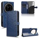 For Sharp Aquos R9 Pro SH-54E Honeycomb Dot Texture Leather Phone Case(Blue) - 1