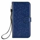 For Sharp Aquos R9 Pro SH-54E Honeycomb Dot Texture Leather Phone Case(Blue) - 3