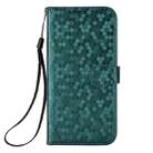 For Sharp Aquos R9 Pro SH-54E Honeycomb Dot Texture Leather Phone Case(Green) - 3