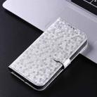 For Sharp Aquos R9 Pro SH-54E Honeycomb Dot Texture Leather Phone Case(Silver) - 2