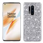 For OnePlus 8 Pro Glitter Powder Shockproof TPU Protective Case(Silver) - 1