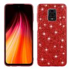 For Xiaomi Redmi Note 9 Pro Glitter Powder Shockproof TPU Protective Case(Red) - 1