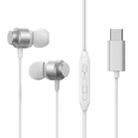 JOYROOM JR-EC06 Type-C Metal In-Ear Wired Earphone, Length: 1.2m(White) - 1