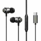 JOYROOM JR-EC06 Type-C Metal In-Ear Wired Earphone, Length: 1.2m(Dark Grey) - 1