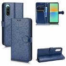 For Sony Xperia 10 V Honeycomb Dot Texture Leather Phone Case(Blue) - 1