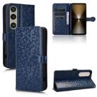 For Sony Xperia 1 VI Honeycomb Dot Texture Leather Phone Case(Blue) - 1