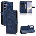 For Samsung Galaxy S24 5G Honeycomb Dot Texture Leather Phone Case(Blue) - 1