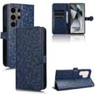 For Samsung Galaxy S24 Ultra 5G Honeycomb Dot Texture Leather Phone Case(Blue) - 1