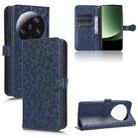 For Xiaomi 13 Ultra Honeycomb Dot Texture Leather Phone Case(Blue) - 1