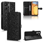 For Xiaomi Redmi 13C / Poco C65 Honeycomb Dot Texture Leather Phone Case(Black) - 1