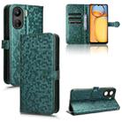 For Xiaomi Redmi 13C / Poco C65 Honeycomb Dot Texture Leather Phone Case(Green) - 1