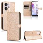 For Xiaomi Redmi 13C 5G / 4G Honeycomb Dot Texture Leather Phone Case(Gold) - 1