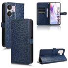 For Xiaomi Redmi 13C 5G / 4G Honeycomb Dot Texture Leather Phone Case(Blue) - 1