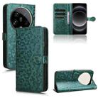 For Xiaomi 14 Ultra Honeycomb Dot Texture Leather Phone Case(Green) - 1