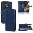 For Xiaomi Poco F6 /Redmi Turbo 3 Honeycomb Dot Texture Leather Phone Case(Blue) - 1