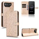 For Asus ROG Phone 7 Honeycomb Dot Texture Leather Phone Case(Gold) - 1
