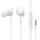 JOYRO0M JR-EW02 3.5mm In-Ear Wired Earphone, Length: 1.2m(White) - 1