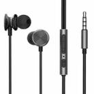 JOYROOM JR-EW03 3.5mm In-Ear Metal Wired Earphone, Length: 1.2m(Black) - 1