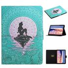 For Huawei MediaPad T5 Colored Drawing Pattern Horizontal Flip Leather Case with Holder & Card Slots(Mermaid) - 1