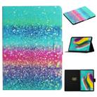 For Samsung Galaxy Tab S6 Lite P610 Colored Drawing Pattern Horizontal Flip Leather Case with Holder & Card Slots(Colored Sand) - 1