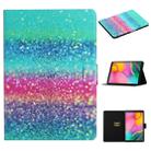 For Samsung Galaxy Tab A 10.1 (2019) T510 Colored Drawing Pattern Horizontal Flip Leather Case with Holder & Card Slots(Colored Sand) - 1