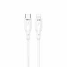 TOTU CB-3 Series USB-C / Type-C to 8 Pin Fast Charge Data Cable, Length:1m(White) - 1