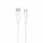 TOTU CB-4 Series USB to USB-C / Type-C Fast Charge Data Cable, Length:1m(White) - 1