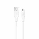 TOTU CB-4 Series USB to Micro USB Fast Charge Data Cable, Length:1m(White) - 1