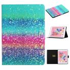 For iPad 5 Colored Drawing Pattern Horizontal Flip Leather Case with Holder & Card Slots & Sleep / Wake-up Function(Colored Sand) - 1