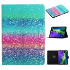 For iPad 11 Pro (2020) Colored Drawing Pattern Horizontal Flip Leather Tablet Case with Holder & Card Slots & Sleep / Wake-up Function(Colored Sand) - 1