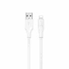 TOTU CB-4 Series USB to 8 Pin Fast Charge Data Cable, Length:1m(White) - 1