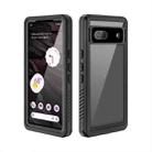 For Google Pixel 7a RedPepper Shockproof IP68 Waterproof PC + TPU Protective Case(Black) - 1