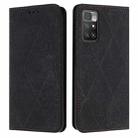 For Xiaomi Redmi 10 Ethnic Embossed Adsorption Leather Phone Case(Black) - 1