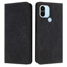 For Xiaomi Redmi A1+ Ethnic Embossed Adsorption Leather Phone Case(Black) - 1