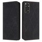 For Redmi Note 11 4G Ethnic Embossed Adsorption Leather Phone Case(Black) - 1