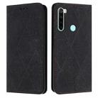 For Redmi Note 8 Ethnic Embossed Adsorption Leather Phone Case(Black) - 1