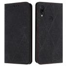 For Redmi Note 7 / 7 Pro Ethnic Embossed Adsorption Leather Phone Case(Black) - 1