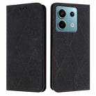 For Xiaomi Redmi Note 13 Pro 5G Ethnic Embossed Adsorption Leather Phone Case(Black) - 1